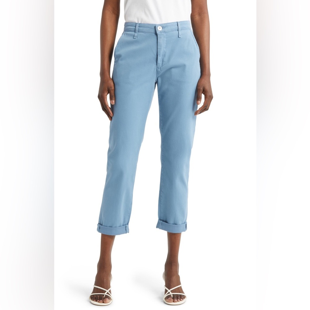 NWT AG Adriano Goldschmied Sky Blue The Caden Trouser Pants sz 28